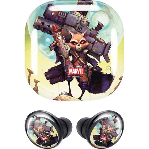 Marvel Rocket Raccoon Armored Arsenal Galaxy Buds Pro Skin